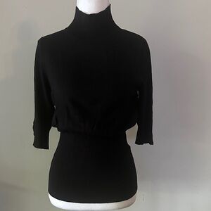 Express Black Turtleneck Women's Blouse